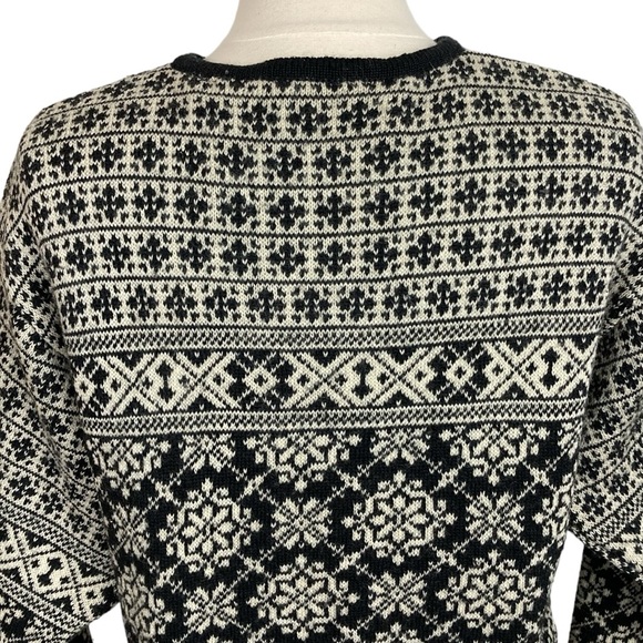Vintage River Art Fair Isle Wool Cardigan - Picture 8 of 12